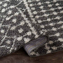 Uitdam Global Black Area Rug