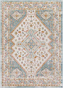 Holysloot Traditional Aqua Area Rug