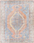 Middelie Traditional Medium Gray Washable Area Rug