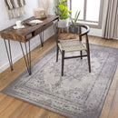 Nes Traditional Brown Area Rug