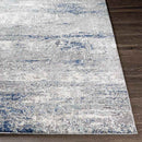 Oosterend Modern Dark Blue Area Rug