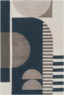 Vinkebrug Modern Teal Area Rug