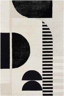 Vinkebrug Modern Black Area Rug