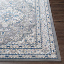 Belvert Traditional Medium Gray Area Rug