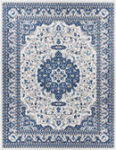 Belvert Traditional Denim Area Rug