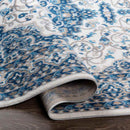 Belvert Traditional Denim Area Rug