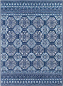 Beugen Traditional Blue Area Rug
