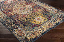 Driehoek Traditional Dark Red Area Rug