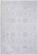 Dussen Traditional Light Gray Area Rug