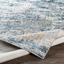 Elde Modern Aqua Area Rug