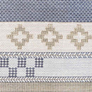 Everland Global Teal Area Rug