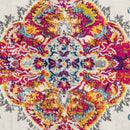 Brongerga Traditional Bright Pink Area Rug
