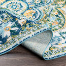 Deinum Traditional Grass Green Area Rug
