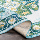 Houtgoor Traditional Grass Green Area Rug