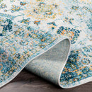 Huij Traditional Dark Green Area Rug