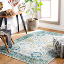 Huij Traditional Dark Green Area Rug