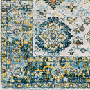 Huij Traditional Dark Green Area Rug