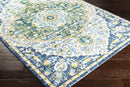 Horzik Traditional Dark Green Area Rug