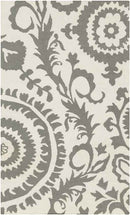 IJpelaar Traditional Gray/Ivory Area Rug