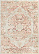 Kreiel Traditional Pale Pink Area Rug