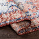 Kreijl Traditional Burned Orange Area Rug