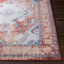 Kreijl Traditional Burned Orange Area Rug