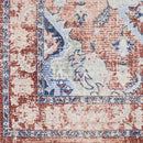 Kreijl Traditional Burned Orange Area Rug
