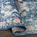 Kreijl Traditional Dark Blue Area Rug