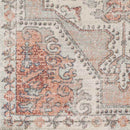 Kuivezand Traditional Orange Clay Area Rug