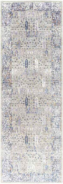 Lieshout Traditional Pale Blue Area Rug