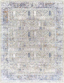 Lieshout Traditional Pale Blue Area Rug
