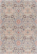 Lieveld Traditional Rust Area Rug