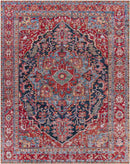 Linden Traditional Bright Red Area Rug