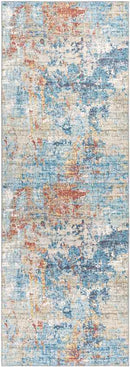 Lithoijen Modern Teal Area Rug