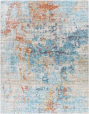 Lithoijen Modern Teal Area Rug