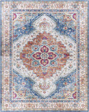 Locht Traditional Burnt Orange Area Rug