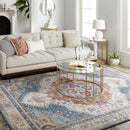 Locht Traditional Burnt Orange Area Rug