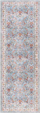 Looieind Traditional Brick Red Area Rug