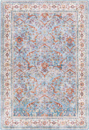 Looieind Traditional Brick Red Area Rug