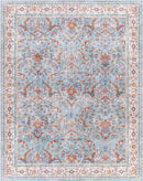 Looieind Traditional Brick Red Area Rug