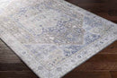 Maasdriel Traditional Dark Blue Area Rug