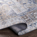 Maasdriel Traditional Dark Blue Area Rug
