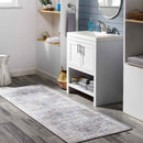 Maasdriel Traditional Dark Blue Area Rug