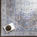 Maasdriel Traditional Dark Blue Area Rug