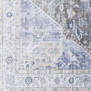 Maasdriel Traditional Dark Blue Area Rug