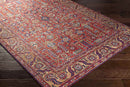 Loveren Traditional Bright Red Area Rug