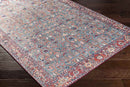 Luissel Traditional Brick Red Area Rug