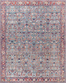 Luissel Traditional Brick Red Area Rug