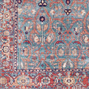 Luissel Traditional Brick Red Area Rug