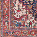 Maaijkant Traditional Burnt Orange Area Rug